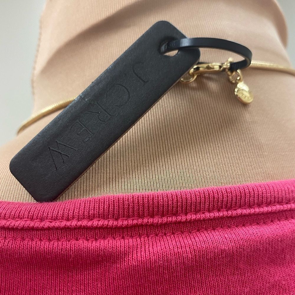 J. Crew gold long dangle open hoop pendant‎ necklace - Picture 3 of 4